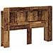 Testata del letto Legno antico Legno ingegnerizzato - Foto miniatura 1