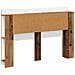Testata del letto Legno antico Legno ingegnerizzato - Foto miniatura 3
