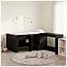 Letto alto per bambini con scrivania 2 pz Rovere Nero - Foto miniatura 2