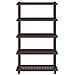 Unità di scaffalatura 5 livelli 100 x 40 x 177 cm PP Marrone - Foto miniatura 5