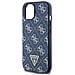 Guess Custodia Metallica A Forma Di Triangolo Con Logo Per Iphone 15 Plus / 14 Plus - Blu - Foto miniatura 6