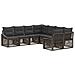 Set Divano da Giardino 8 pz 8-Numero di posti Grigio polyrattan - Foto miniatura 1