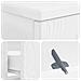 Armadio per Lavabo da Bagno DELFT Bianco Lucido 82 x 41 x 59 cm - Foto miniatura 8