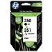 SD412EE Cartuccia Ink Originale 350/351 a Colori per HP Deskjet D4260 / D4360 / Officejet J5730 / J5780 / J5785 / J6410 / J6415 / Officejet Capacità 200 Pagine - Foto miniatura 3