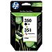 SD412EE Cartuccia Ink Originale 350/351 a Colori per HP Deskjet D4260 / D4360 / Officejet J5730 / J5780 / J5785 / J6410 / J6415 / Officejet Capacità 200 Pagine - Foto miniatura 4