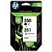 SD412EE Cartuccia Ink Originale 350/351 a Colori per HP Deskjet D4260 / D4360 / Officejet J5730 / J5780 / J5785 / J6410 / J6415 / Officejet Capacità 200 Pagine - Foto miniatura 5