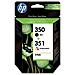 SD412EE Cartuccia Ink Originale 350/351 a Colori per HP Deskjet D4260 / D4360 / Officejet J5730 / J5780 / J5785 / J6410 / J6415 / Officejet Capacità 200 Pagine - Foto miniatura 9