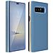 Custodia A Specchio Con Funzione Supporto Per Samsung Galaxy Note 8 - Blu - Foto miniatura 6