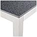 Tavolo Da Giardino In Acciaio E Lastra Di Granito Grigio Lucido Grosseto - Foto miniatura 11