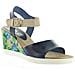 Sandali Donna 30150 Blu 37 - Foto miniatura 2