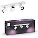 Lampada Da Soffitto Led White Color Argenta 3x6w Hue Bianco 127x89x480 Mm Metallo - Foto miniatura 1