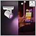 Lampada Da Soffitto Led White Color Argenta 3x6w Hue Bianco 127x89x480 Mm Metallo - Foto miniatura 2