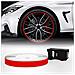 Wheel Stripes Trim Con Applicatore Per Moto Cerchi Rosso - Foto miniatura 5