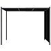 Pergola da Giardino con Tetto Retrattile 3x3 m Antracite - Foto miniatura 2