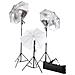 Kit Studio Fotografico con Luci Ombrelli Fondale e Riflettore - Foto miniatura 3