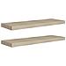 Scaffali a Parete 2 pz Rovere 80x23,5x3,8 cm in MDF - Foto miniatura 1