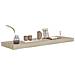 Scaffali a Parete 2 pz Rovere 80x23,5x3,8 cm in MDF - Foto miniatura 2