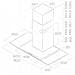 Cappa GLASS IX / A / 90 a Parete da 90 cm Aspirante Colore Acciaio Inossidabile - Foto miniatura 2