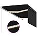 Tenda da Sole Retrattile Manuale con LED 3x2,5 m Antracite - Foto miniatura 4
