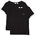 Levi's 2 Pack Tee T-shirt, Pack Of 2 Tea Mineral Black & Mineral Black, Xxs Donna - Foto miniatura 1