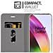 Custodia Compatibile Con Oneplus 8 In Grigio Nero - Coperchio Protettiva Con Chiusura Magnetica, Funzione Stand E Tasca Per Le Carte - Foto miniatura 4