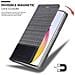 Custodia Compatibile Con Oneplus 8 In Grigio Nero - Coperchio Protettiva Con Chiusura Magnetica, Funzione Stand E Tasca Per Le Carte - Foto miniatura 7