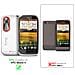 Custodia Compatibile Con Htc Desire V In Viola Lilla - Coperchio Protettivo In Silicone Tpu Flessibile - Foto miniatura 2