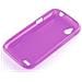 Custodia Compatibile Con Htc Desire V In Viola Lilla - Coperchio Protettivo In Silicone Tpu Flessibile - Foto miniatura 4