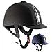Cap Da Equitazione Pro Con Rivestimento In Microfibra Con Prese D'aria Posteriori E Anteriori Con Cinturino Sottogola E Fibbia A Sgancio Rapido Omologato Ce Guscio Abs 60 Solo Nero - Foto miniatura 1