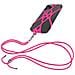 Cordoncino Smartphone Con Silicone Universale Espandibile Regolabile 90cm Fucsia - Foto miniatura 7