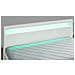 Enfield Struttura Letto In Similpelle Bianca Con Contenitore E Led 160x200 Cm - Foto miniatura 4