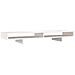 Supporto Per Monitor Bianco 100x27x14 Cm Legno Massello Di Pino - Foto miniatura 2