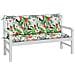 Cuscini Panca Da Giardino 2pz Multicolore 150x50x7cm In Tessuto - Foto miniatura 3