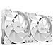 MFPROX2W sistema di raffreddamento per computer Case per computer Ventilatore 12 cm Bianco 2 pz - Foto miniatura 1