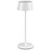 Lampada Da Tavolo Contemporanea Pure Metallo Bianco Led 1,5w 3000k Ip54 - Foto miniatura 1
