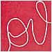 Set Di 2 Cuscini Siderasis Velluto 45 X 45 Cm Rosso Scritta - Foto miniatura 3