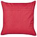 Set Di 2 Cuscini Siderasis Velluto 45 X 45 Cm Rosso Scritta - Foto miniatura 5
