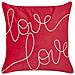 Set Di 2 Cuscini Siderasis Velluto 45 X 45 Cm Rosso Scritta - Foto miniatura 6