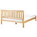 Letto Legno Di Pino Mayenne 140 X 200 Cm Marrone Chiaro - Foto miniatura 4