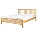 Letto Legno Di Pino Mayenne 140 X 200 Cm Marrone Chiaro - Foto miniatura 5