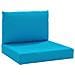 Cuscini Per Pallet 2 Pz Azzurro In Tessuto Oxford - Foto miniatura 2