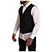 Abito Gilet Formale In Lana Nera - It50 - L - Foto miniatura 2