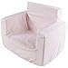 Poltroncina Morbida Sfoderabile Rosa Per Bambini Lavabile - Foto miniatura 1