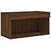Mobile Porta TV con Luci LED Rovere Marrone 60x30x30 cm - Foto miniatura 7