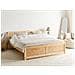 Letto Legno Di Pino Olendon 160 X 200 Cm Marrone Chiaro - Foto miniatura 1