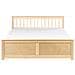 Letto Legno Di Pino Olendon 160 X 200 Cm Marrone Chiaro - Foto miniatura 3