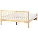 Letto Legno Di Pino Olendon 160 X 200 Cm Marrone Chiaro - Foto miniatura 4
