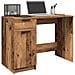 Scrivania Legno Antico 100x50x75 Cm In Truciolato - Foto miniatura 1