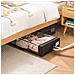 Contenitore Sottoletto Con Ruote Salvaspazio Resistente Con Cerniera E Maniglie - Foto miniatura 3