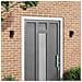 Lampade da parete esterne con sensore 2 pz in acciaio inox nero IP44 - Foto miniatura 2